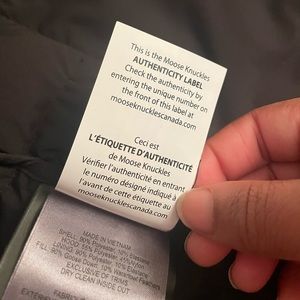 Moose Knuckles jacket brand new